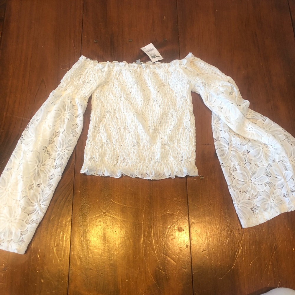 Never worn off the shoulder top